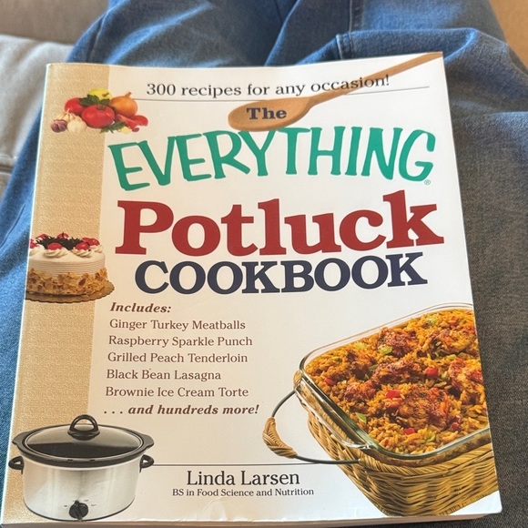 cookbook Other - The Everything Potluck Cookbook GUC 300 Recipes Linda Larsen